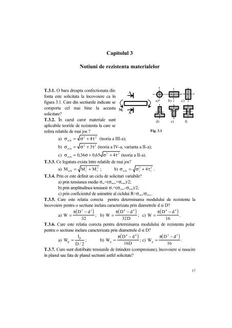 Capitolul 3 Notiuni de rezistenta materialelor