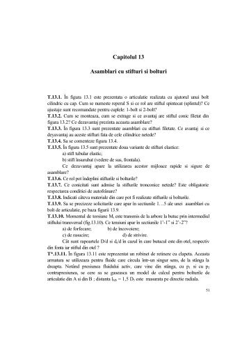 Capitolul 13 Asamblari cu stifturi si bolturi