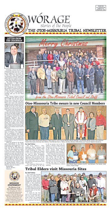 the otoe-missouria tribal newsletter - Otoe Missouria Tribe