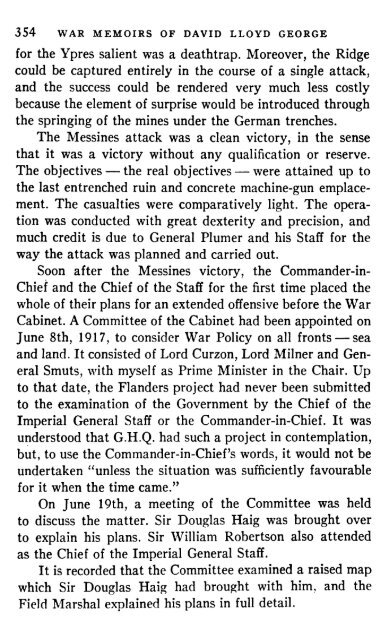 WAR MEMOIRS OF DAVID LLOYD GEORGE 1917