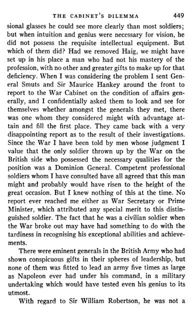 WAR MEMOIRS OF DAVID LLOYD GEORGE 1917