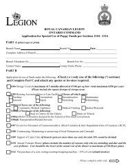Special Use of Poppy Funds Request Form pdf-Fillable - Ontario ...