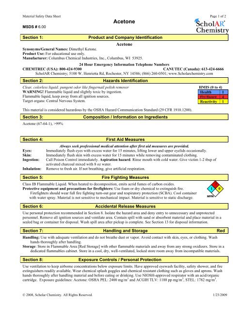 Acetone MSDS.pdf