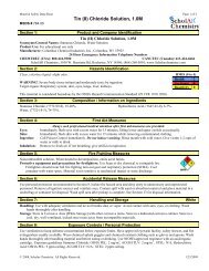 Tin (II) Chloride Solution, 1.0M