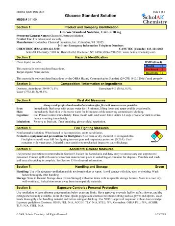 Glucose Standard Solution