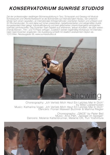 BALLET & PERFORMANCE DAYS 2014 MAGAZINE