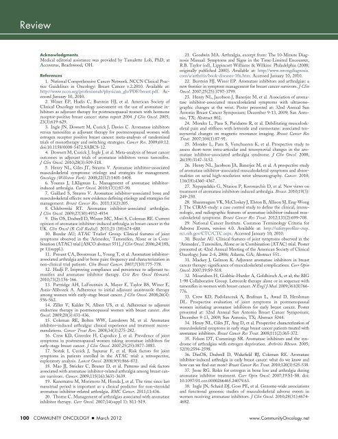 Volume 9 Number 3 March 2012 - Oncology Practice Digital Network