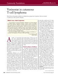Vorinostat in cutaneous T-cell lymphoma