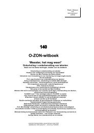 Themanummer 140: O-ZON-witboek - Onderwijskrant