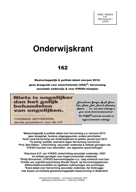 onderwijskrant 162 hervorming s.o. mei-juni-debat - Beter Onderwijs ...