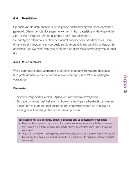 'Bumpy moments' in de dagelijkse praktijkonderwijs - Onderwijsraad