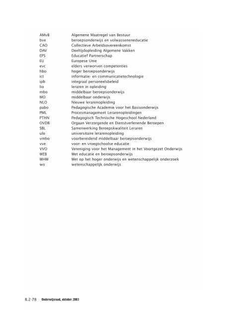 Integrale Tekst - Onderwijsraad