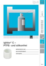 iglidur® C – PTFE- und silikonfrei - Elcee