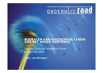 download bestand (pdf, 283kB) - Onderwijsraad