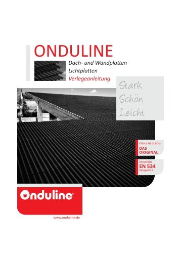 Dach- und Wandplatten - Onduline