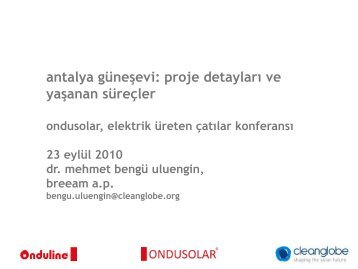 Antalya Güneş Ev Projesi, Proje Detayları ve Yaşanan ... - Onduline