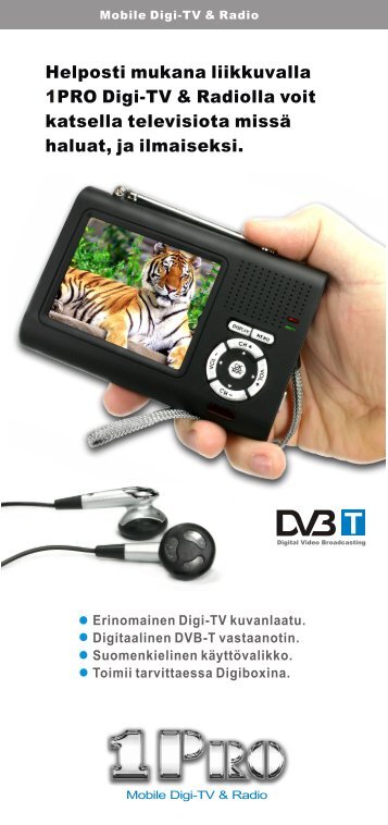 Mobile Digi-TV & Radio - One-Pro