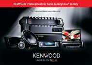 KENWOOD yritys ja Car Audio esittely.pdf - One-Pro