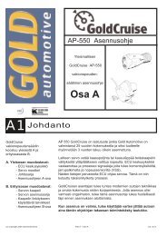 Asennusohje A (PDF) - One-Pro