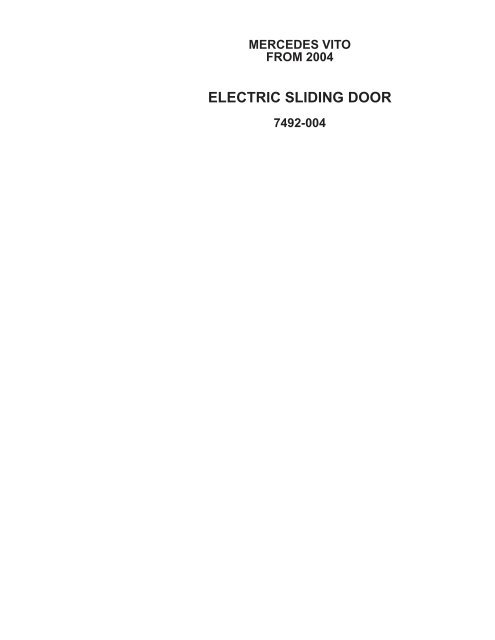electric sliding door - One-Pro