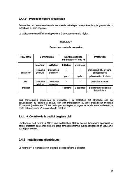 Cahier des Prescriptions Communes Techniques (CPCT) - ONE