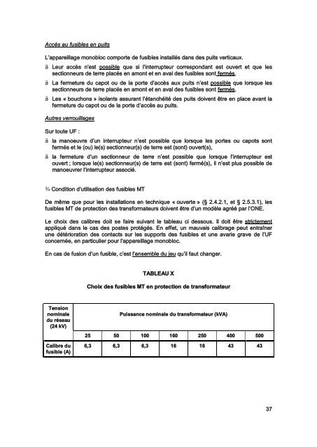 Cahier des Prescriptions Communes Techniques (CPCT) - ONE