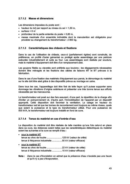 Cahier des Prescriptions Communes Techniques (CPCT) - ONE