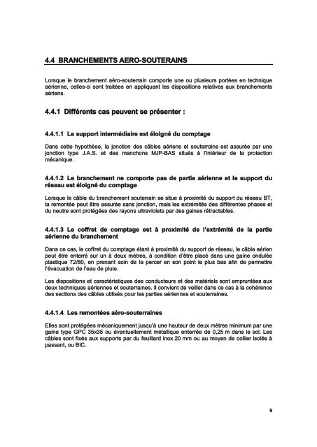 Cahier des Prescriptions Communes Techniques (CPCT) - ONE