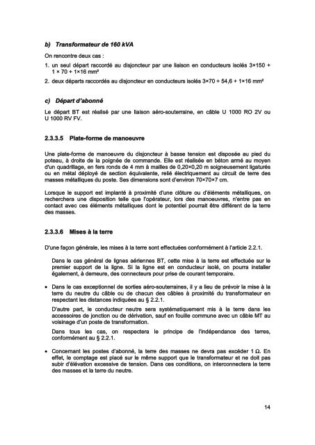 Cahier des Prescriptions Communes Techniques (CPCT) - ONE