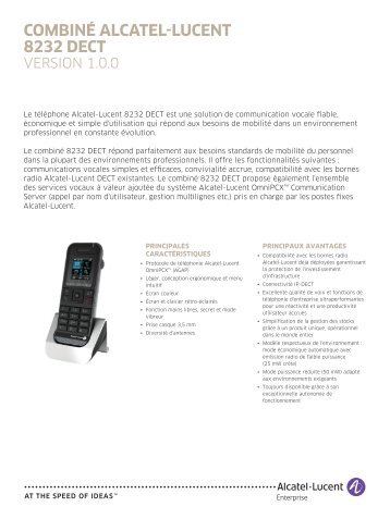 CombinÃ© AlCAtelâluCent 8232 DeCt - amiando.com