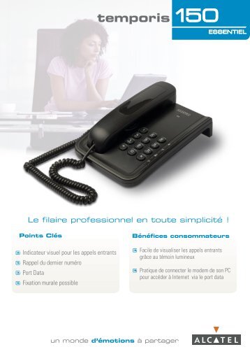 ALCATEL Temporis 150.pdf - Onedirect