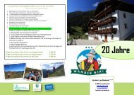 20 Jahre Alpenhotel zum 