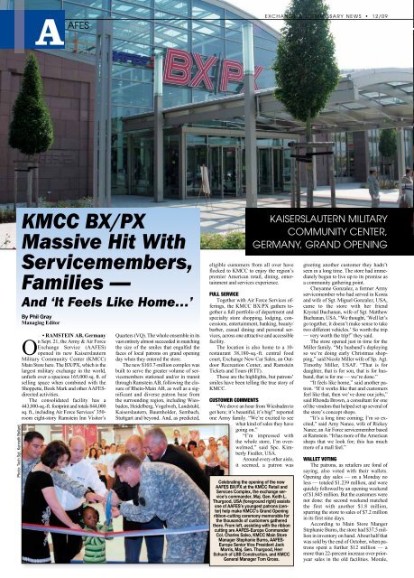 KMCC BX/PX Massive Hit With Servicemembers, Families —