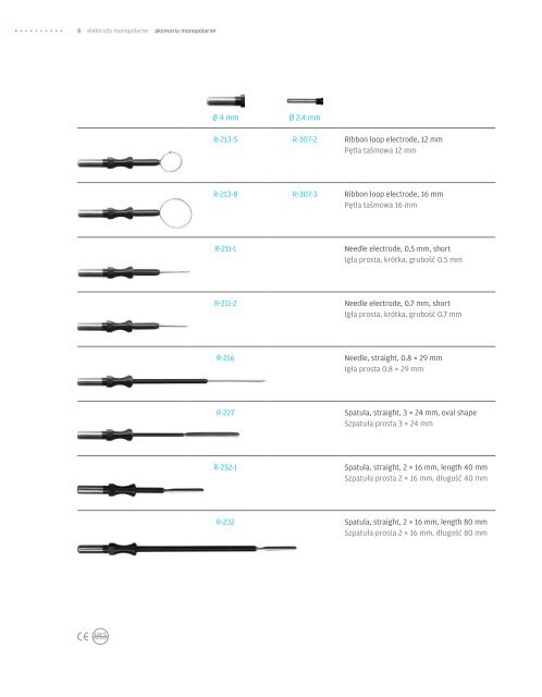 accessories for electrosurgery - OneMed