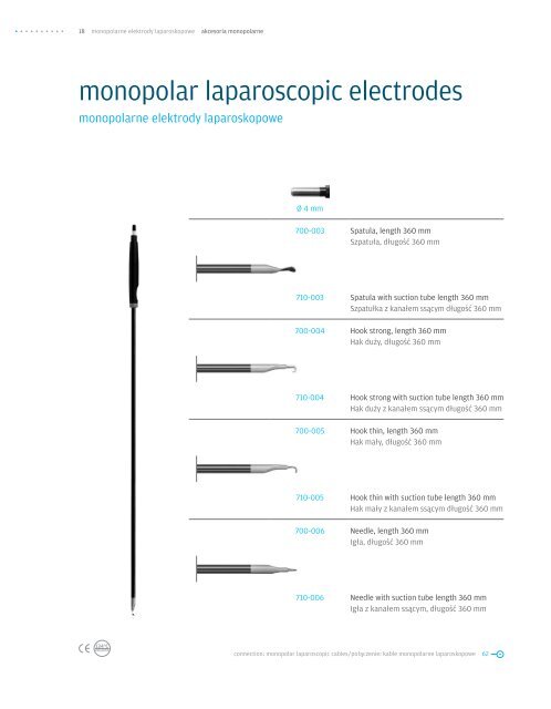 accessories for electrosurgery - OneMed