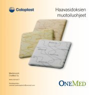 Haavasidoksien muotoiluohjeet - OneMed