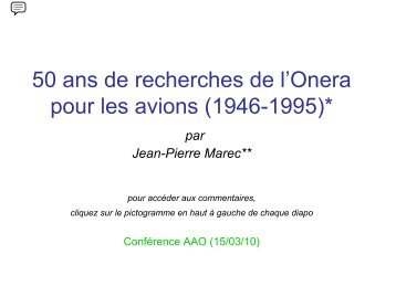 Une confÃ©rence de Jean-Pierre Marec, Haut-Conseiller ... - Onera