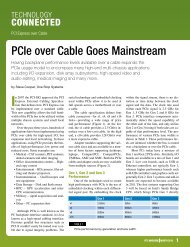 PCIe over Cable Goes Mainstream - One Stop Systems, Inc.