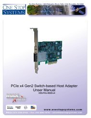 PCIe x4 Gen2 Switch-based Host Adapter Unser Manual - One Stop ...