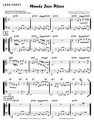 Encore: LEAD SHEET - Mambo Jazz Plaza - Brownman