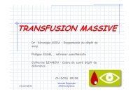 La transfusion massive - ARS Franche-ComtÃ©