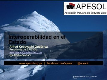 Principios de Interoperabilidad SW Libre - Ongei