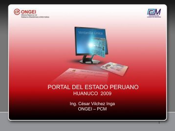 Portal de Servicios al Ciudadano y Empresas - Ongei