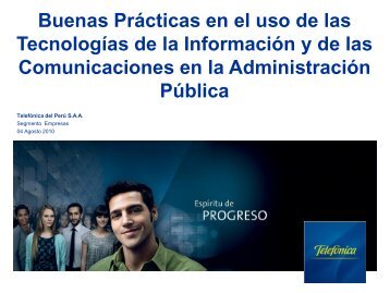 Buenas prÃ¡cticas usando TIC en la AdministraciÃ³n PÃºblica - ONGEI