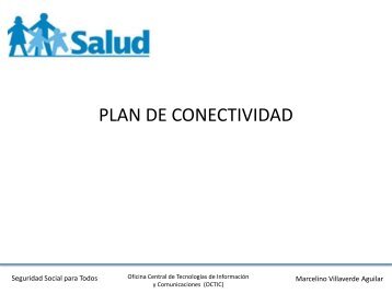 Plan de Conectividad. - Ongei