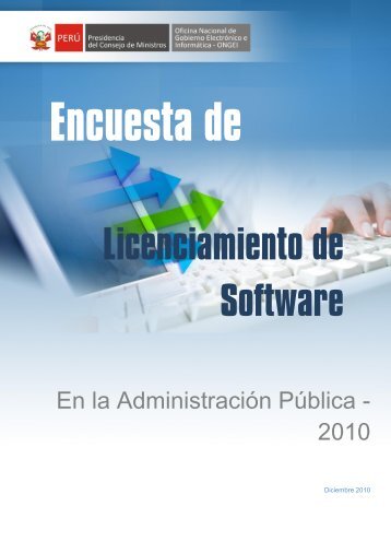 Evaluacion Licenciamiento Software de la Administracion ... - Ongei