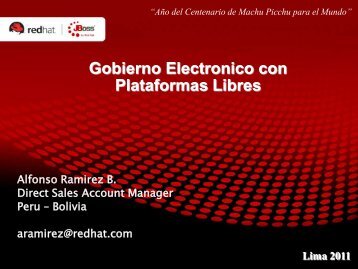 Gobierno ElectrÃ³nico con Plataforma libre - Ongei