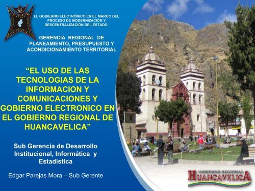 El uso de las TecnologÃ­as de InformaciÃ³n y ... - ONGEI