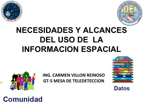 Necesidades y Alcances del Intercambio de InformaciÃ³n ... - Ongei