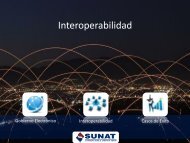 Buenas PrÃ¡cticas de Interoperabilidad en SUNAT - Ongei